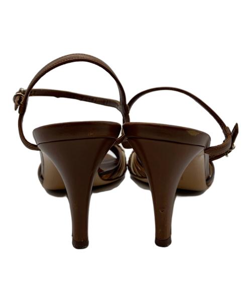 Salvatore Ferragamo（サルヴァトーレ フェラガモ）Salvatore Ferragamo (サルヴァトーレ フェラガモ) ストラップサンダル ブラウン サイズ:5 1/2の古着・服飾アイテム