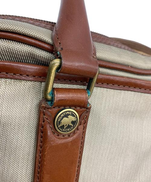 HUNTING WORLD（ハンティングワールド）HUNTING WORLD (ハンティングワールド) 2WAYバッグ ベージュの古着・服飾アイテム