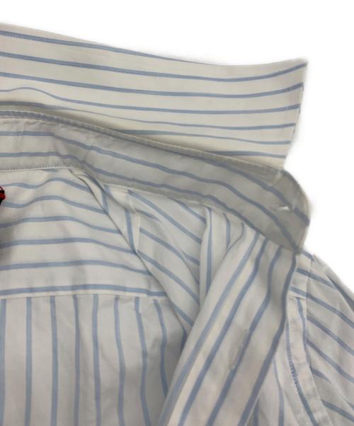 GUCCI（グッチ）GUCCI (グッチ) ストライプシャツ ホワイト×ブルー サイズ:38の古着・服飾アイテム