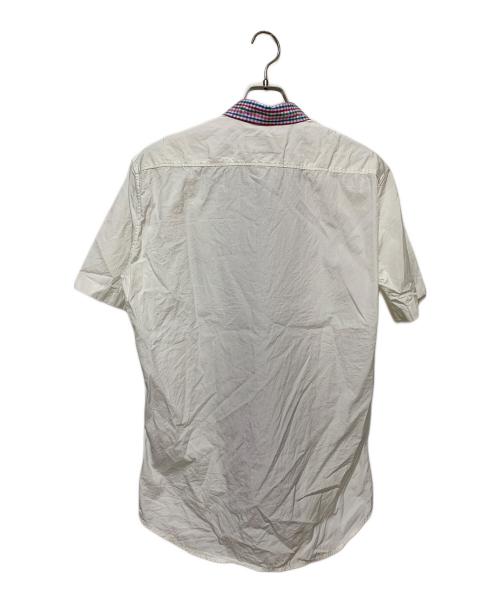 DSQUARED2（ディースクエアード）DSQUARED2 (ディースクエアード) 半袖シャツ ホワイト サイズ:48の古着・服飾アイテム