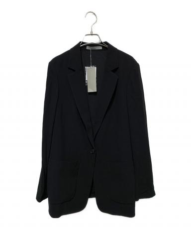 【未使用・タグ付き】theory luxeテーラージャケット 黒 42 中古・古着通販】theory luxe (セオリーリュクス) テーラード