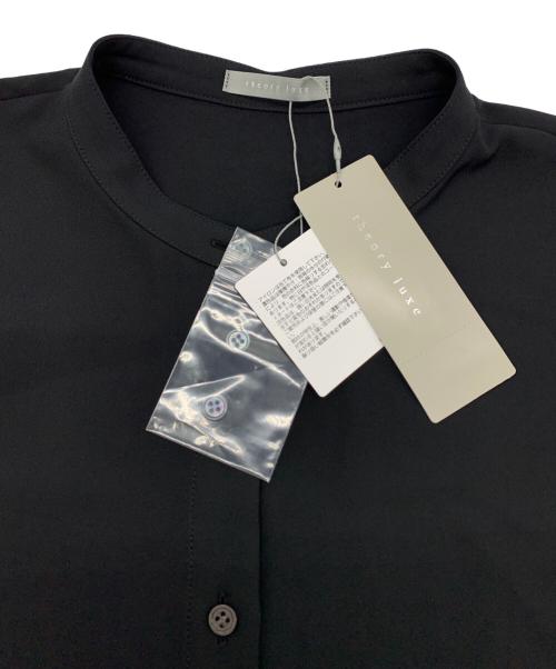 theory（セオリー）theory (セオリー) MARVINE AMIA Blouse ブラック サイズ:038 未使用品の古着・服飾アイテム