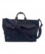 PORTER×New Eraポーター×ニューエラ）の古着「×New Era 2WAYトートバッグ」｜ネイビー