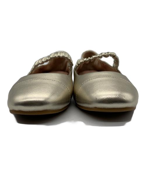 COLE HAAN（コールハーン）COLE HAAN (コールハーン) バレエシューズ ベージュ サイズ:5 1/2Bの古着・服飾アイテム