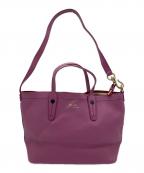 BALLYバリー）の古着「MISSI-XS.N 2WAYバッグ」｜パープル