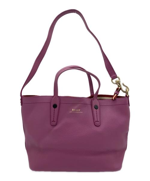 BALLY（バリー）BALLY (バリー) MISSI-XS.N 2WAYバッグ パープルの古着・服飾アイテム