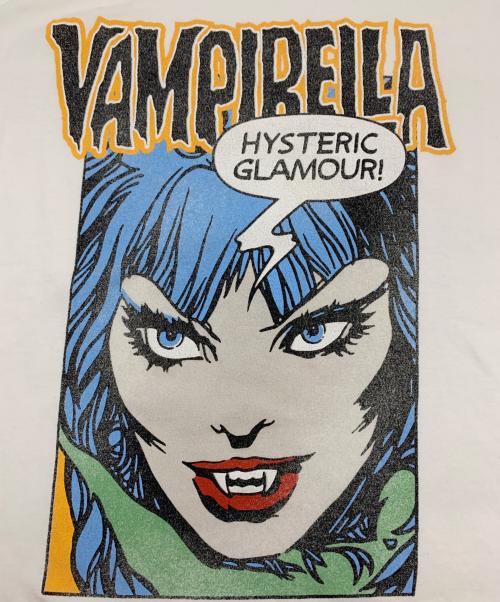 Hysteric Glamour（ヒステリックグラマー）Hysteric Glamour (ヒステリックグラマー) プリントTシャツ ホワイト サイズ:Lの古着・服飾アイテム