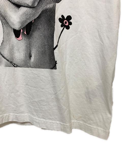 Hysteric Glamour（ヒステリックグラマー）Hysteric Glamour (ヒステリックグラマー) PAM (パム) プリントTシャツ ホワイト サイズ:Lの古着・服飾アイテム