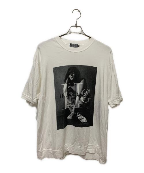 Hysteric Glamour（ヒステリックグラマー）Hysteric Glamour (ヒステリックグラマー) HG WOMAN Tシャツ ホワイト サイズ:Lの古着・服飾アイテム