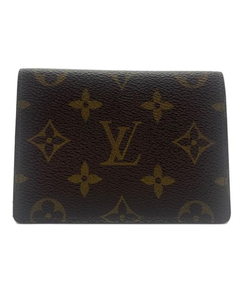 LOUIS VUITTON（ルイ ヴィトン）LOUIS VUITTON (ルイ ヴィトン) ポルト2カルト・ヴェルティカル ブラウンの古着・服飾アイテム