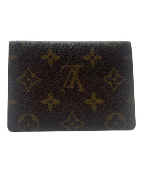 LOUIS VUITTON（ルイ ヴィトン）LOUIS VUITTON (ルイ ヴィトン) ポルト2カルト・ヴェルティカル ブラウンの古着・服飾アイテム