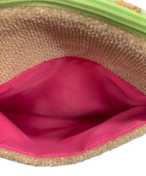 FEILER（フェイラー）FEILER (フェイラー) ツンツンバンビーノ クラッチバッグ グリーン×ブラウン 未使用品の古着・服飾アイテム