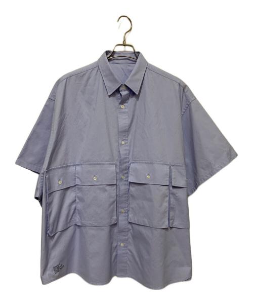 FreshService（フレッシュサービス）FreshService (フレッシュサービス) DRY OXFORD FLAP POCKET SHIRT スカイブルー サイズ:Fの古着・服飾アイテム