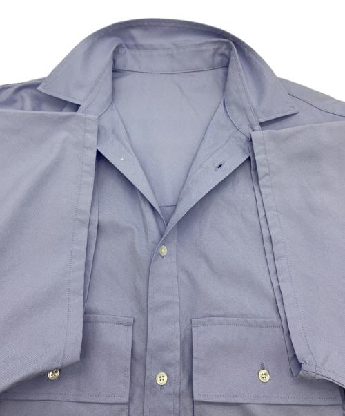 FreshService（フレッシュサービス）FreshService (フレッシュサービス) DRY OXFORD FLAP POCKET SHIRT スカイブルー サイズ:Fの古着・服飾アイテム