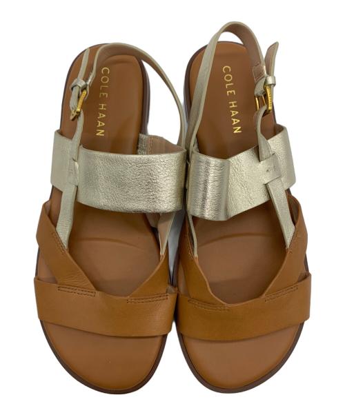 COLE HAAN（コールハーン）COLE HAAN (コールハーン) フォーンサンダル ブラウン サイズ:6B 未使用品の古着・服飾アイテム