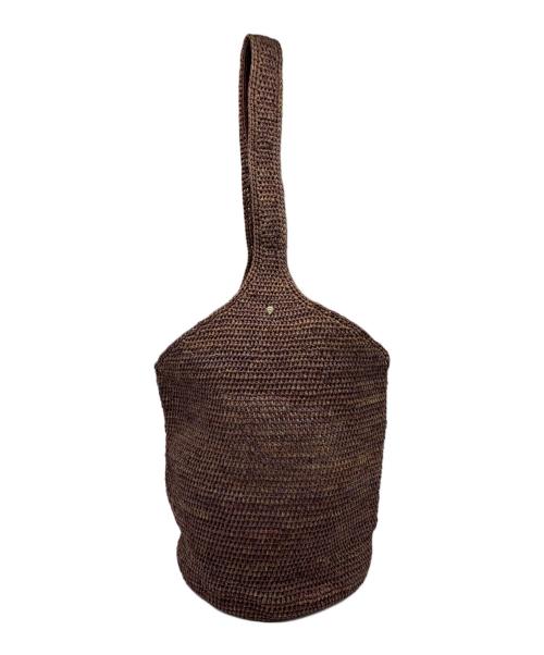 HELEN KAMINSKI（ヘレンカミンスキー）HELEN KAMINSKI (ヘレンカミンスキー) カゴバッグ ブラウンの古着・服飾アイテム