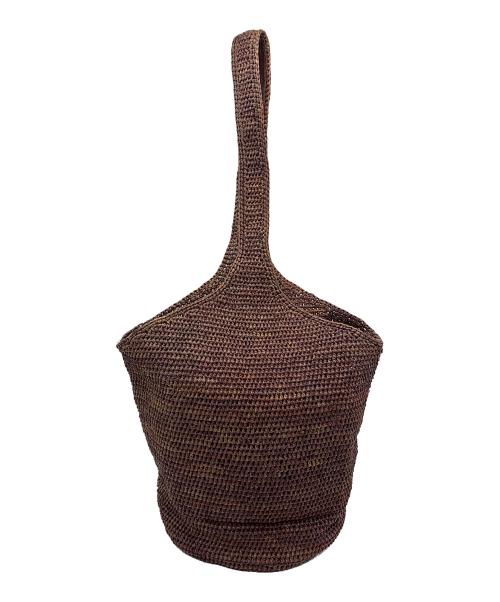 HELEN KAMINSKI（ヘレンカミンスキー）HELEN KAMINSKI (ヘレンカミンスキー) カゴバッグ ブラウンの古着・服飾アイテム