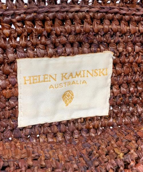HELEN KAMINSKI（ヘレンカミンスキー）HELEN KAMINSKI (ヘレンカミンスキー) カゴバッグ ブラウンの古着・服飾アイテム