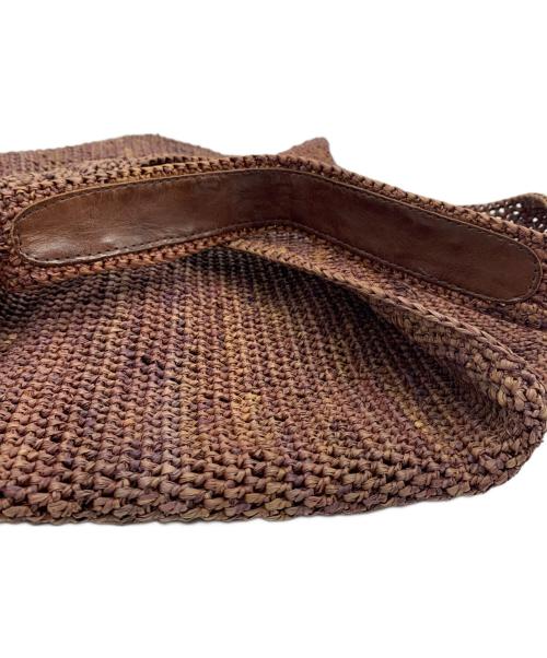 HELEN KAMINSKI（ヘレンカミンスキー）HELEN KAMINSKI (ヘレンカミンスキー) カゴバッグ ブラウンの古着・服飾アイテム