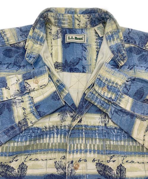 L.L.Bean（エルエルビーン）L.L.Bean (エルエルビーン) 長袖シャツ ブルー×グリーン サイズ:Sの古着・服飾アイテム