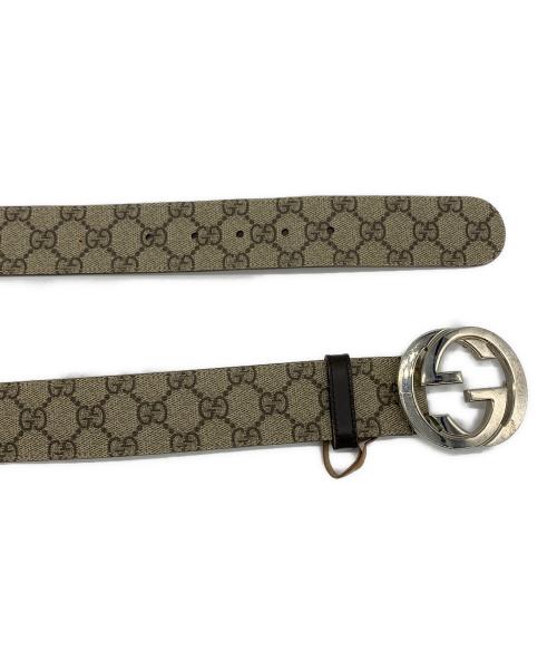 GUCCI（グッチ）GUCCI (グッチ) Gバックルベルト ベージュの古着・服飾アイテム
