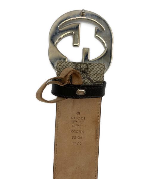 GUCCI（グッチ）GUCCI (グッチ) Gバックルベルト ベージュの古着・服飾アイテム