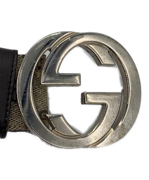 GUCCI（グッチ）GUCCI (グッチ) Gバックルベルト ベージュの古着・服飾アイテム