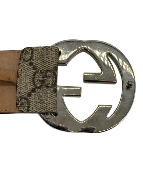 GUCCI（グッチ）GUCCI (グッチ) Gバックルベルト ベージュの古着・服飾アイテム