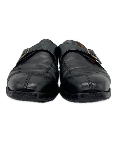 SCOTCH GRAIN（スコッチグレイン）SCOTCH GRAIN (スコッチグレイン) HIROKAWA (ヒロカワ) レザーシューズ ブラック サイズ:26の古着・服飾アイテム