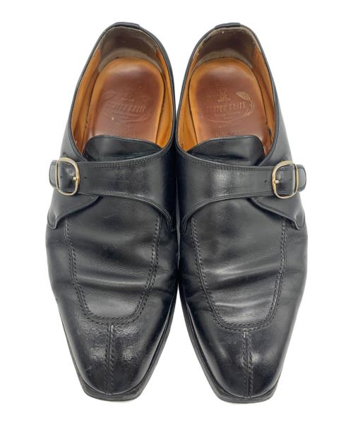 SCOTCH GRAIN（スコッチグレイン）SCOTCH GRAIN (スコッチグレイン) HIROKAWA (ヒロカワ) レザーシューズ ブラック サイズ:26の古着・服飾アイテム