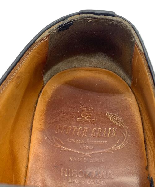 SCOTCH GRAIN（スコッチグレイン）SCOTCH GRAIN (スコッチグレイン) HIROKAWA (ヒロカワ) レザーシューズ ブラック サイズ:26の古着・服飾アイテム