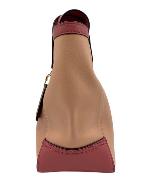 COACH（コーチ）COACH (コーチ) カラーブロック ウィズホースアンドキャリッジ ピンクの古着・服飾アイテム