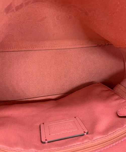 COACH（コーチ）COACH (コーチ) カラーブロック ウィズホースアンドキャリッジ ピンクの古着・服飾アイテム
