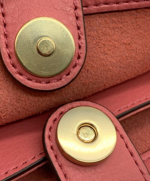 COACH（コーチ）COACH (コーチ) カラーブロック ウィズホースアンドキャリッジ ピンクの古着・服飾アイテム