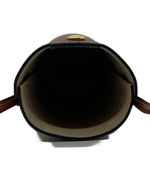 LONGCHAMP（ロンシャン）LONGCHAMP (ロンシャン) エピュレストラップ付き ボトルホルダー ブラウンの古着・服飾アイテム