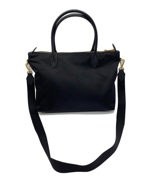 PRADA（プラダ）PRADA (プラダ) 2WAYバッグ サフィアーノ ブラックの古着・服飾アイテム