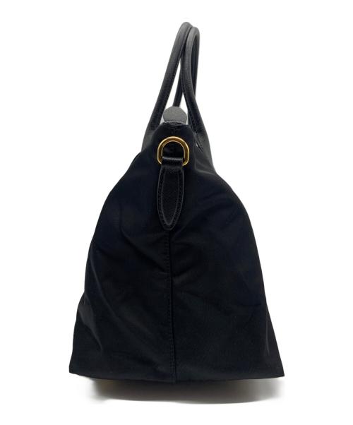 PRADA（プラダ）PRADA (プラダ) 2WAYバッグ サフィアーノ ブラックの古着・服飾アイテム