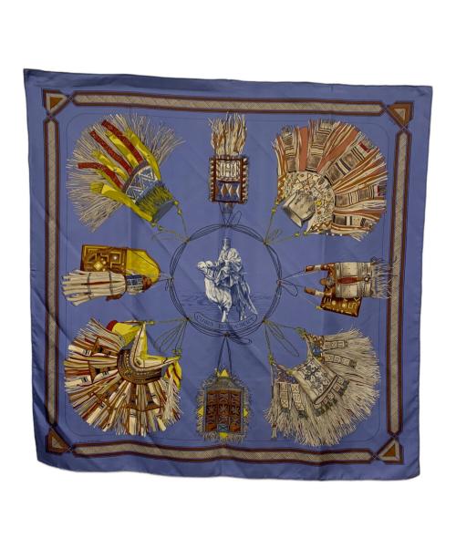 HERMES（エルメス）HERMES (エルメス) カレ90 ブルーの古着・服飾アイテム