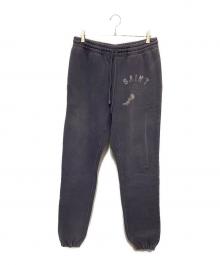 SAINT MICHAEL（セントマイケル）の古着「ヴィンテージ加工 スウェットパンツ」｜パープル