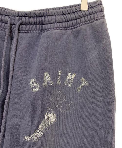 SAINT MICHAEL（セントマイケル）SAINT MICHAEL (セントマイケル) ヴィンテージ加工 スウェットパンツ パープル サイズ:Lの古着・服飾アイテム
