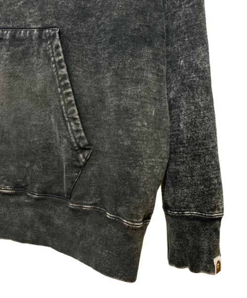 A BATHING APE（ア ベイシング エイプ）A BATHING APE (ア ベイシング エイプ) Overdye Pullover Hoodie ブラック サイズ:XLの古着・服飾アイテム