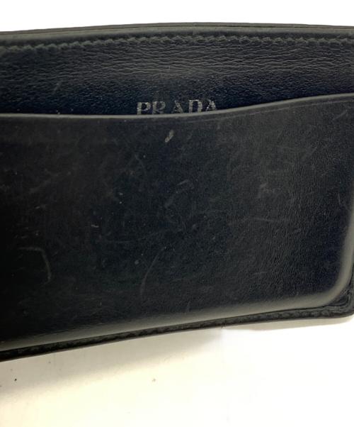 PRADA（プラダ）PRADA (プラダ) カードケース ブラックの古着・服飾アイテム