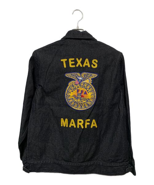 HOUSTON（ヒューストン）HOUSTON (ヒューストン) DENIM FFA JACKET ブラック サイズ:M 未使用品の古着・服飾アイテム