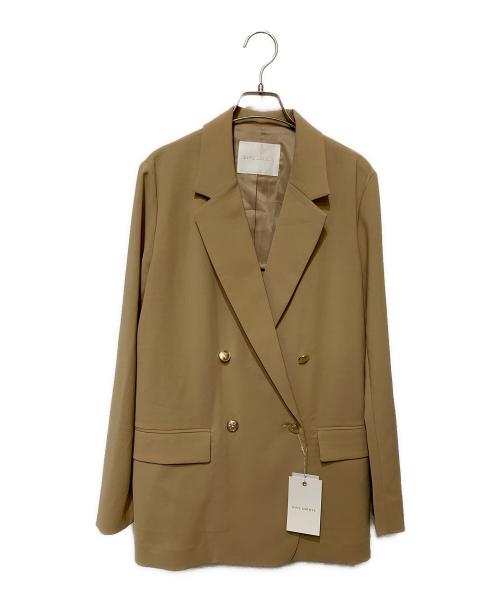 RIVE DROITE（リヴドロワ）RIVE DROITE (リヴドロワ) ストレッチツイルテーラードジャケット キャメル サイズ:F 未使用品の古着・服飾アイテム
