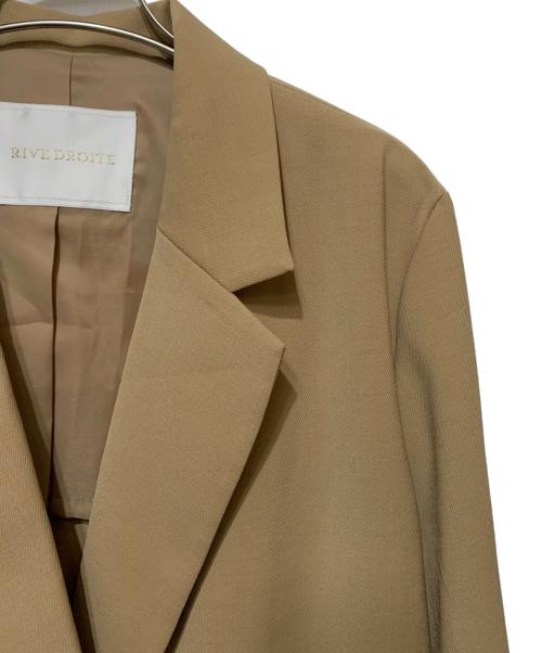 RIVE DROITE（リヴドロワ）RIVE DROITE (リヴドロワ) ストレッチツイルテーラードジャケット キャメル サイズ:F 未使用品の古着・服飾アイテム
