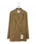 RIVE DROITE（リヴドロワ）の古着「ストレッチツイルテーラードジャケット」｜キャメル