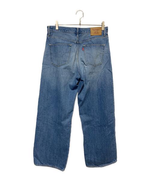 Hysteric Glamour（ヒステリックグラマー）Hysteric Glamour (ヒステリックグラマー) WOMAN BANANA ワイドデニムパンツ インディゴ サイズ:28inchの古着・服飾アイテム