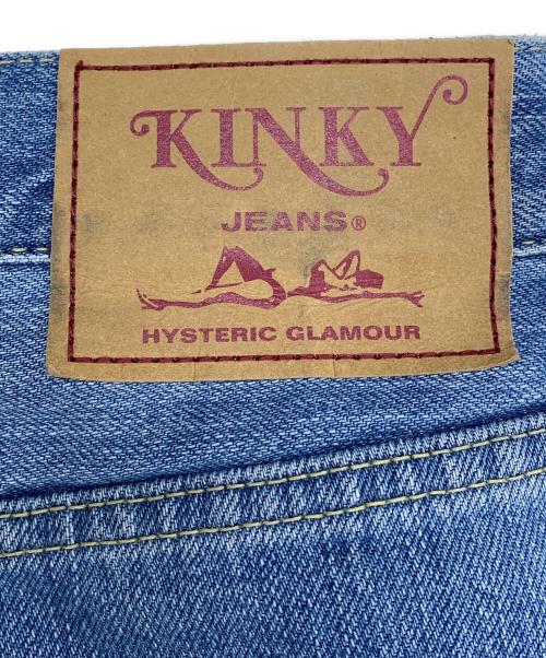 Hysteric Glamour（ヒステリックグラマー）Hysteric Glamour (ヒステリックグラマー) WOMAN BANANA ワイドデニムパンツ インディゴ サイズ:28inchの古着・服飾アイテム