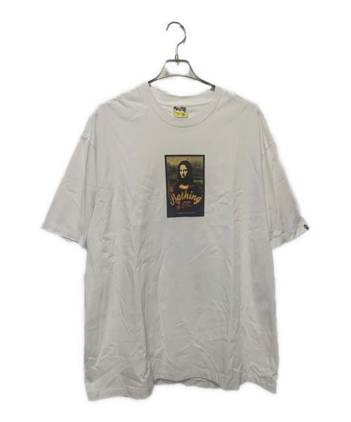 A BATHING APE（ア ベイシング エイプ）A BATHING APE (ア ベイシング エイプ) ART PRINT RELAXED FIT TEE ホワイト サイズ:2XLの古着・服飾アイテム