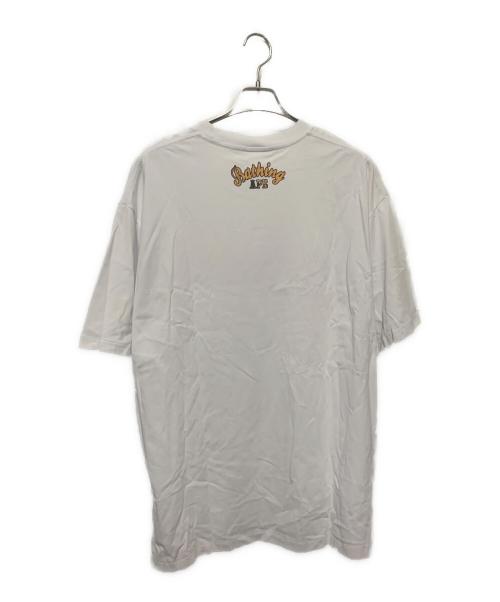 A BATHING APE（ア ベイシング エイプ）A BATHING APE (ア ベイシング エイプ) ART PRINT RELAXED FIT TEE ホワイト サイズ:2XLの古着・服飾アイテム